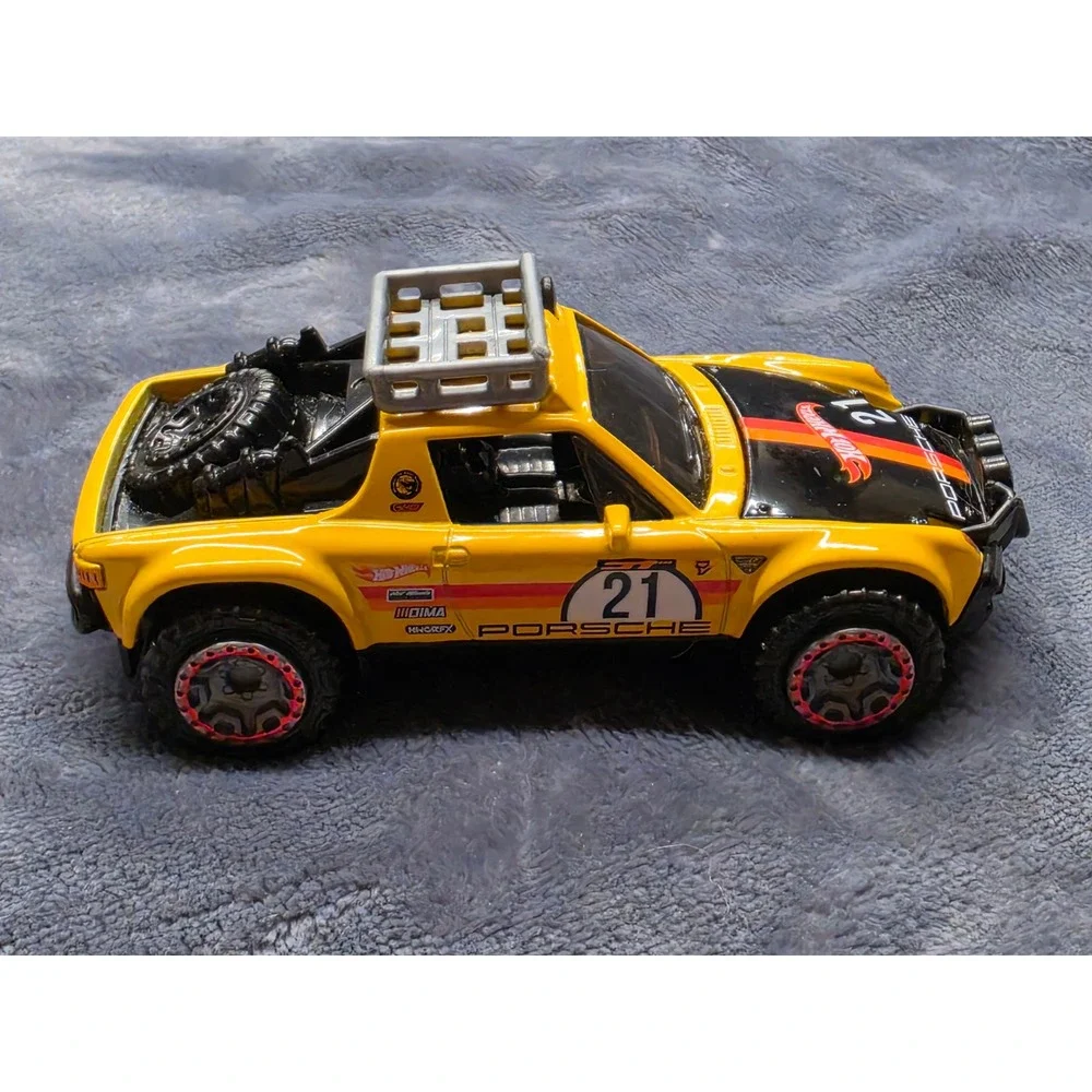 Hot Wheels Porsche 914 Safari Yellow Rally Car HWH34 2024 Mattel Diecast 1/64